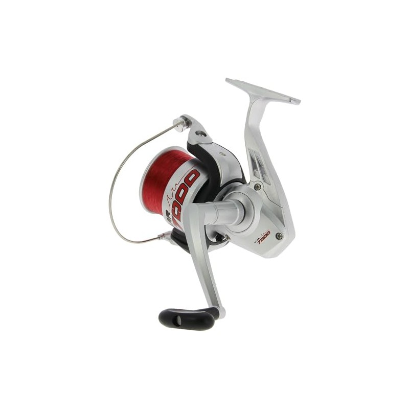 NGT Mar7000 1bb Sea Reel with Line - Red, 20