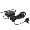 236in Wired Lavalier Microphone Clip On Lapel Condenser Mic for