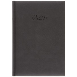 Stylex 90071 book calendar 2021 chief calendar A5 timer black