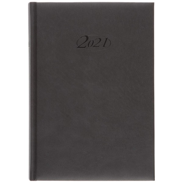 Stylex 90071 book calendar 2021 chief calendar A5 timer black