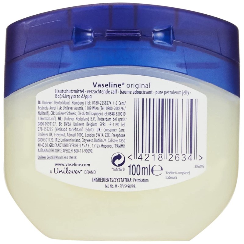 VASELINE - Vaseline Original Jelly (1 x 100 ml)