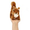 Reaistic Red Squirrel Stuffed Animal Plush Toy 6 Inches