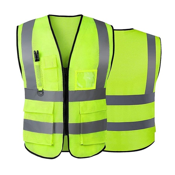 AKEIVN Mesh Safety Vest for Men and Women, High Visibility