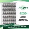 KEYYOU Lash Clusters 300pcs Individual Lashes 30D 0.07D Curl 14mm DIY Eyelash Extension KEYYOU Large Tray Volume Soft&Natural Eyelash Clusters(30D-0.07D,14