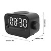 3 in 1 Digital Alarm Clock LED Display 15W 2