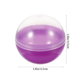 ABOOFAN 50 Cápsulas Para Máquinas Expendedoras Cápsulas Rellenables Esfera De Adorno De Bola Bolas Retorcidas Que Se Pueden Abrir Esfera De Agarre Máquinas De Garra De Chicle De Plástico