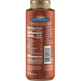 Ghirardelli 1 - Caramel and 2 - Sea Salt Caramel Sauces, 16 oz Squeeze Bottles with Stamped Barista Spoon