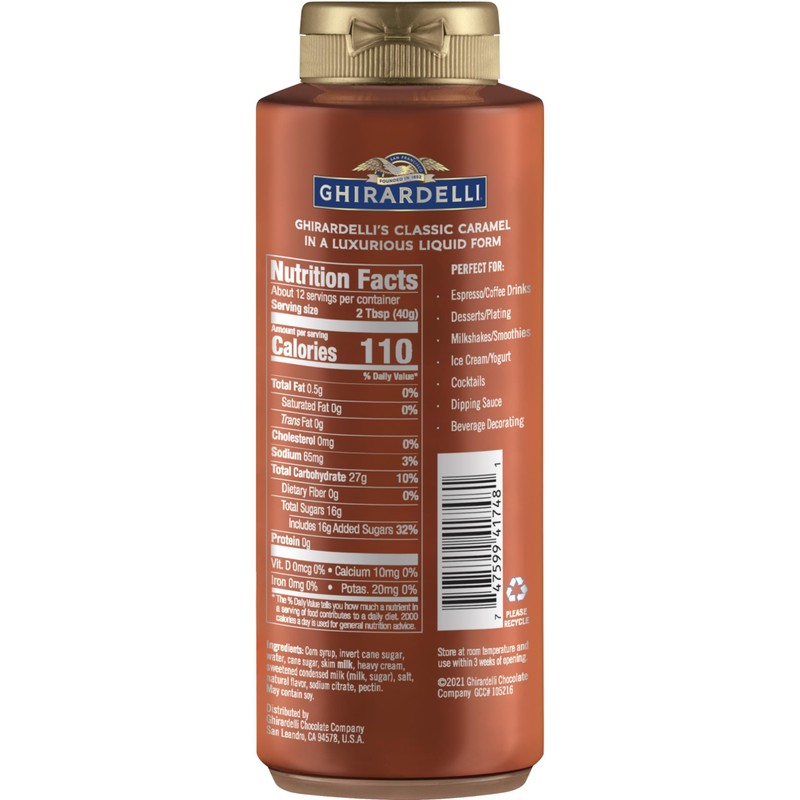 Ghirardelli 1 - Caramel and 2 - Sea Salt Caramel