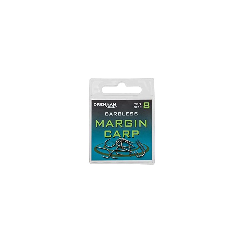 Drennan Barbless Margin Carp Hooks - Size 16