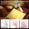 Akomid USB Rechargeable Book Light for Reading in Bed, 8