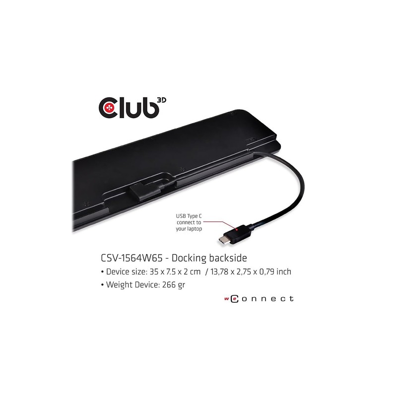 Club 3D CSV-1564W65 Docking Station