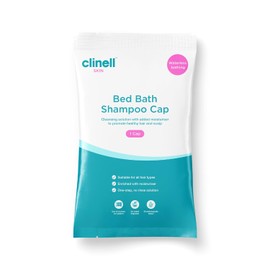 Clinell Skin Rinse Free Shampoo Cap - Suitable for All Hair Types - Use at Festivals or During Travelling