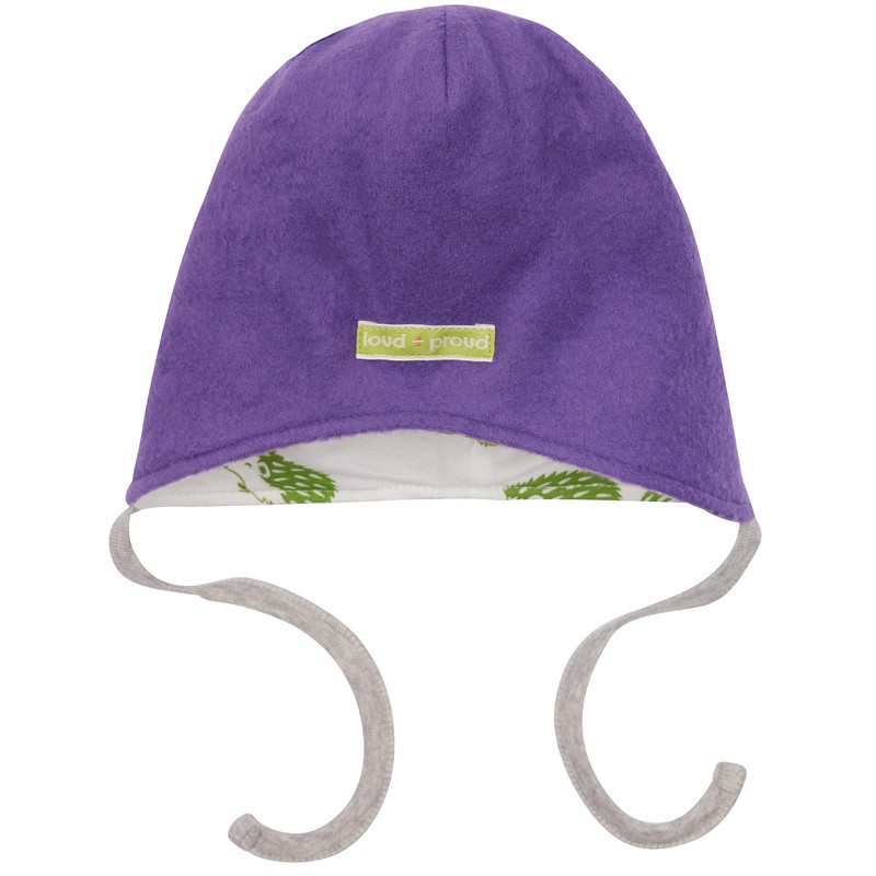 loud + proud Unisex Kids Beanie Hat, Violet