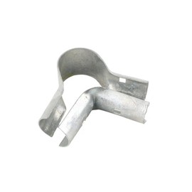 Chain Link 2 1/2" (2 3/8" OD) Post x 1 5/8" Rail Steel Corner Line Clamp (4 Pk)