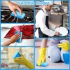 Tioncy 100 Pcs Individually Wrapped Sponges Kitchen Bulk Blue Dish