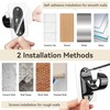 ANDGOO 6 Pack No Drill Curtain Rod Brackets, Renter Friendly