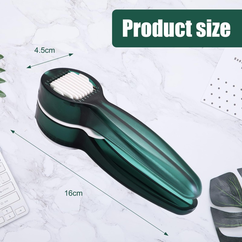Garlic Press, 2-in-1 Garlic Crusher, Stainless Steel Garlic Press, with