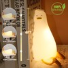 Silicone Night Light for Kids - Squishy Duck Lamp, 3-Level