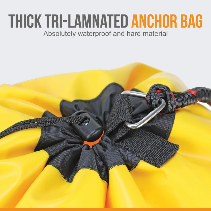 Anchor-Man Anchor Kit, All-in-One Sand Anchor for Floats, Adjustable Sand