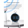 YHFITN LED Digital Alarm Clock with Date, Temperature, Snooze Function,