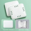 Square Cotton Pads,180Ct, Ultra Soft & Lint-Free & Textured, Facial