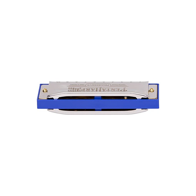 Hohner Pentaharp Harmonica, Key of G Minor, Stainless steel (M21BX-GM)