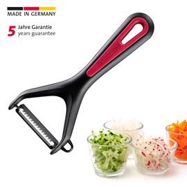 Westmark Gallant Peeler, Plastic/Stainless Steel, Black/Red/Silver