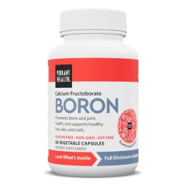 Vibrant Health Boro - Soporte Para Huesos Y Articulaciones                                                                                            