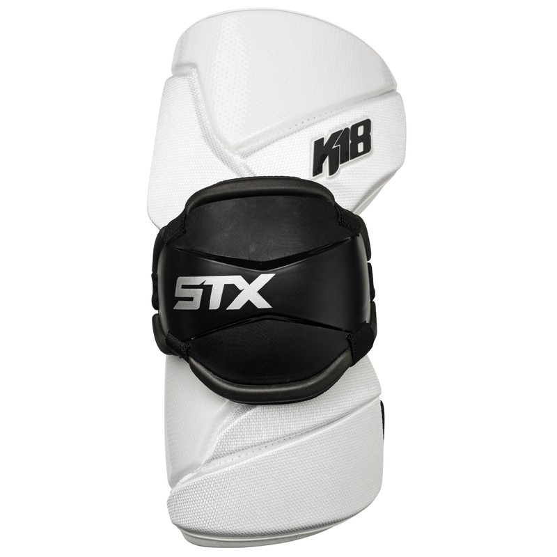 STX Lacrosse K-18 Armguards, White, Large