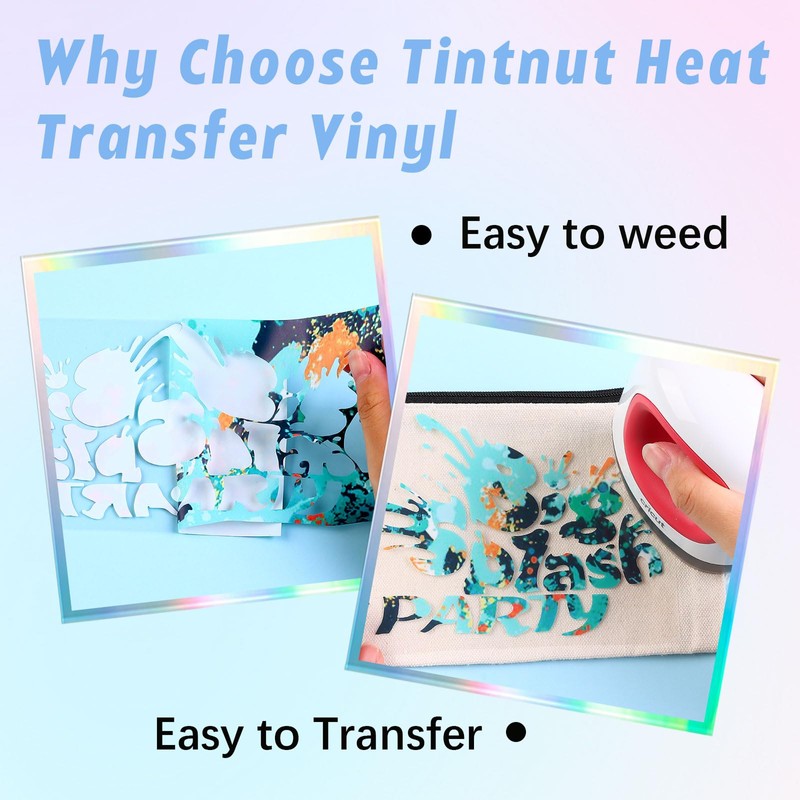 Tintnut Heat Transfer Vinyl Splash Plotter Film Textile Flex Film