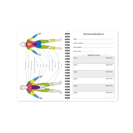 The Gym Log - The Perfect Logbook to record all your Workouts - A5 size with 104 pages and enough space for 100 workouts - An essential for all fitness regimes (Lilac)