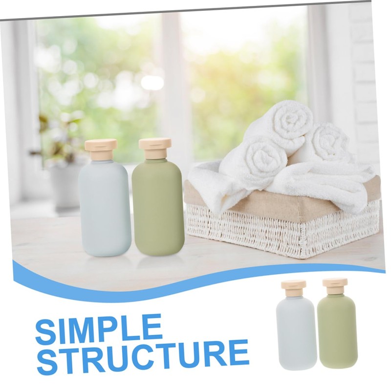 SAFIGLE 200ml Multi-purpose Travel Bottles Refillable Shampoo Conditioner Lotion Dispensers