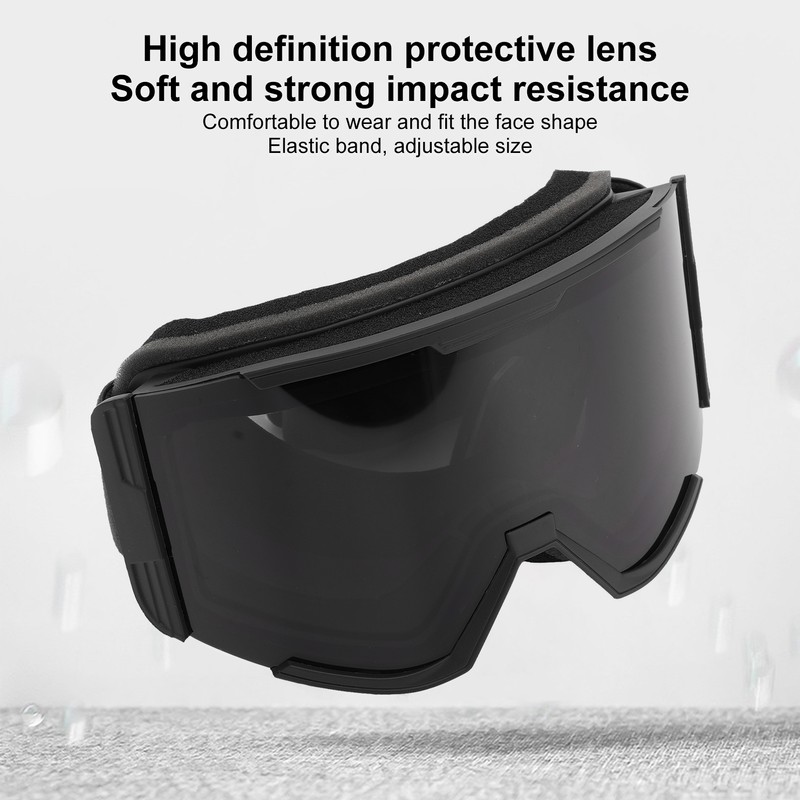 Adult Ski Goggles Double Layer Anti Fog Large Field Cylindrical