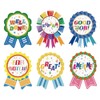 Samcos Reward Seals, 6 Types, 120 Pieces, Cute Stickers, Large