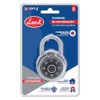 Lock L26S50NGB Candado de Combinación Disco, color Negro, 50 mm