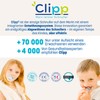 CLIPP - Clip Set Phosphorescent Pacifier - 5 Collars for