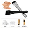 2 PCS Foundation Brush Flat Spatula Makeup Brush Flat Top