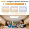 SFNN 4 Pack RV Lights Interior,3 Color RV LED Super