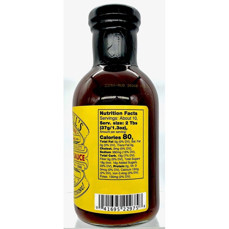 Braswell's Sweet Molasses BBQ Sauce
