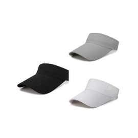 Sports Sun Visor Hat Mesh Quick Dry Golf Cap, 3Pcs Quick Dry Visor Hat Golf Tennis Visor,Mesh Sports Visor,Visor Glove It Golf Tennis Head Visor,Sports Sun Visor Hat Mesh Visor Sun Athletic Visor Cap