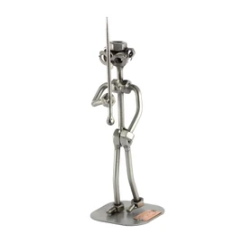 Steelman24 I Nuts and bolts sculpture Drum Major I Handmade ornaments I Made in Germany I I Metal figurine
