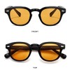 Gtand anteojos de sol unisex clásico retro de estilo redondo