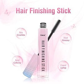 FUNAN 2 barras de acabado de cabello, para cabello pequeño roto, barra de acabado de cabello roto, naturalmente refrescante, no graso y no pegajoso