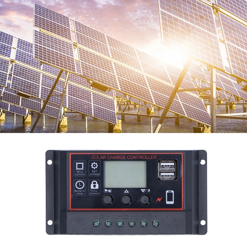 Smart Charge Controller Solar Battery Panel Charging Protection Device with