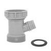 Kitchen Sink Drain Pipe Adapter Wye, Y-Shaped Strainer Connector Waste