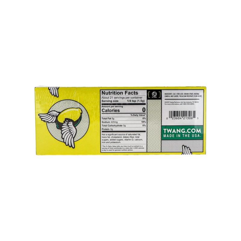 Twang Twangerz, Lemon-Lime Salt - Bottle 10 Count - 1.15