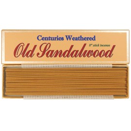 Bosen's Centuries Weathered Old Sandalwood 40+ sticks Pack - 8" stick incense - 100% Natural - L007T40