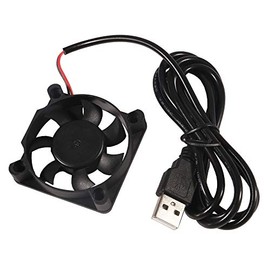 UMLIFE- Ventilador de 50 mm, 5 V, USB, sin escobillas, Ventilador de CC sin escobillas, 4 Paquetes de Velocidad, 4200 RPM, para reemplazo de la Serie de Electro- 5 V USB (5010), 4PCS