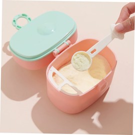 HEMOTON Milk Powder Box for Going Out Formula Dispenser and Spoon Formula Dispenser and Spoon Portable Formula Dispenser Formula Storage Container Formula Container