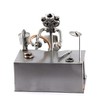 Steelman24 I Nuts and bolts sculpture Goldsmith I Handmade ornaments